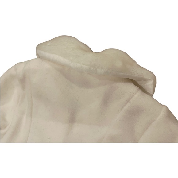 Pete’s Partner Good Lad Ivory-Colored Fleece Girl’s Coat with Pink Roses, Size 3 - Picture 4 of 10